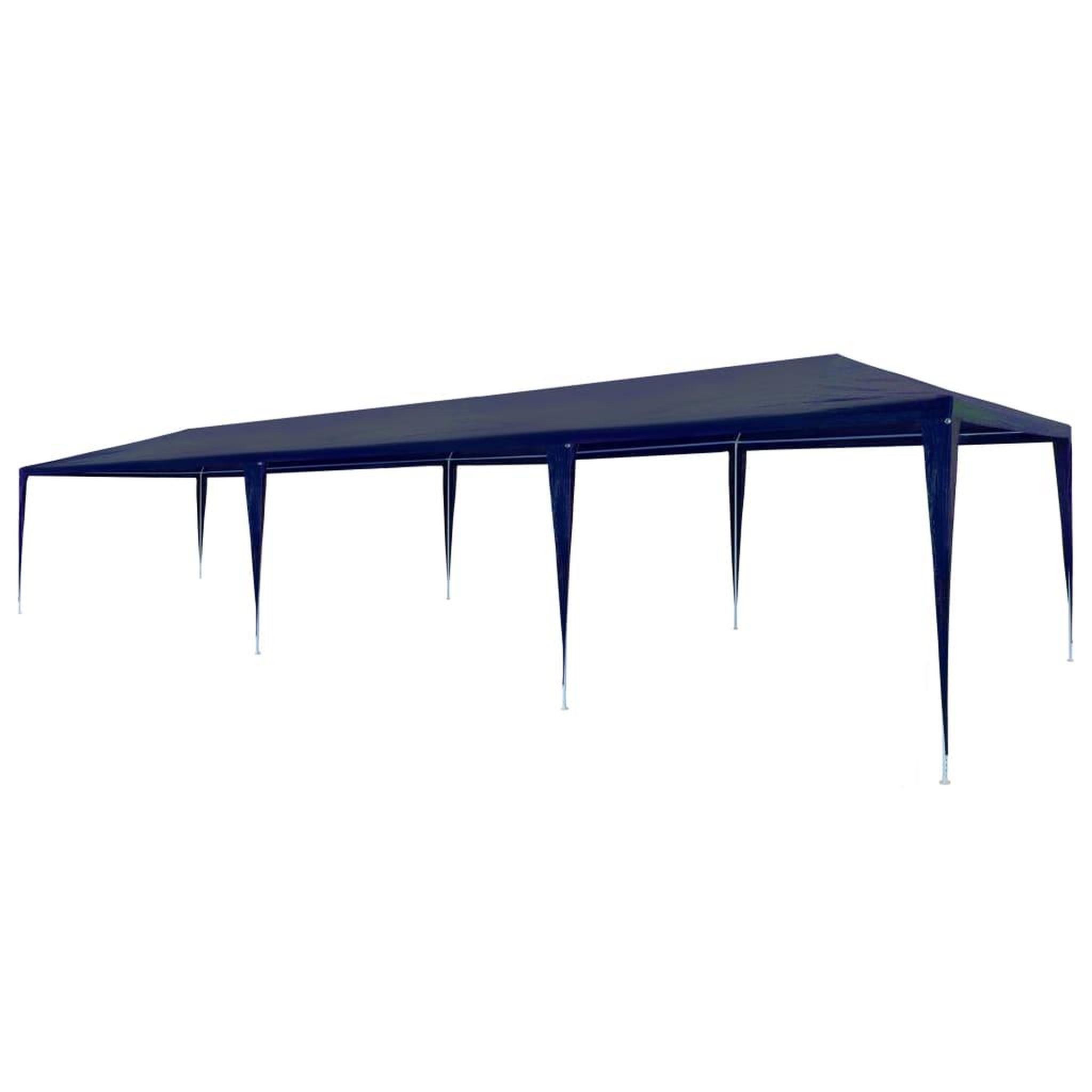 Voir la diapositive 1 : VIDAXL Tente de reception 3x9 m PE Bleu