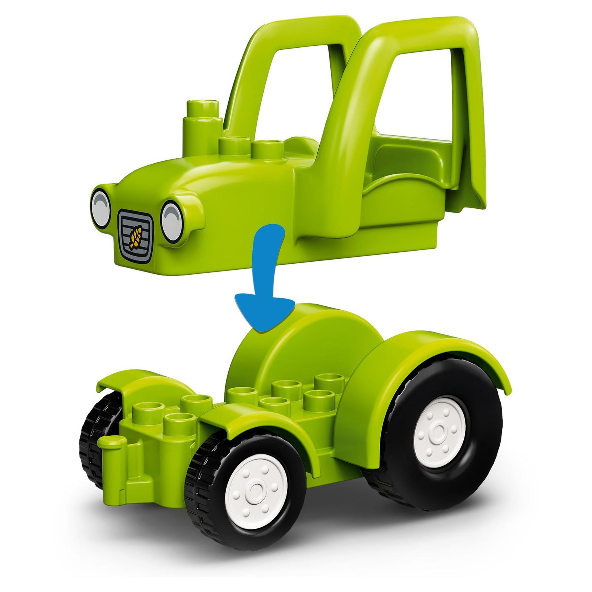 Voir la diapositive 6 : LEGO DUPLO 10952 - Town La Grange, le Tracteur et les Animaux de la Ferme