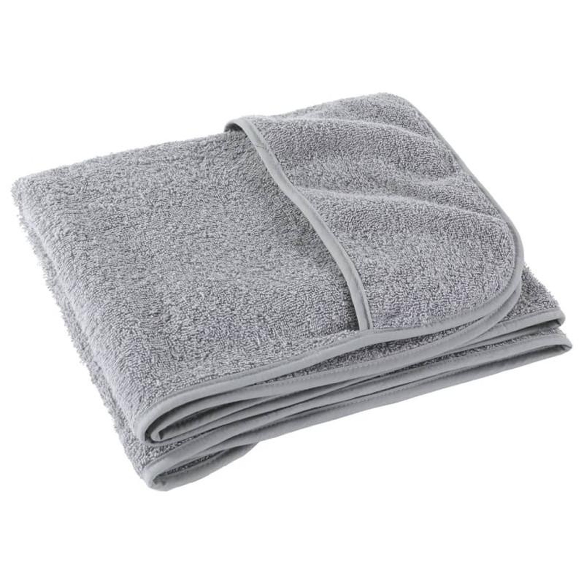 Voir la diapositive 5 : VIDAXL Serviettes de plage 2 pcs gris 60x135 cm tissu 400 GSM