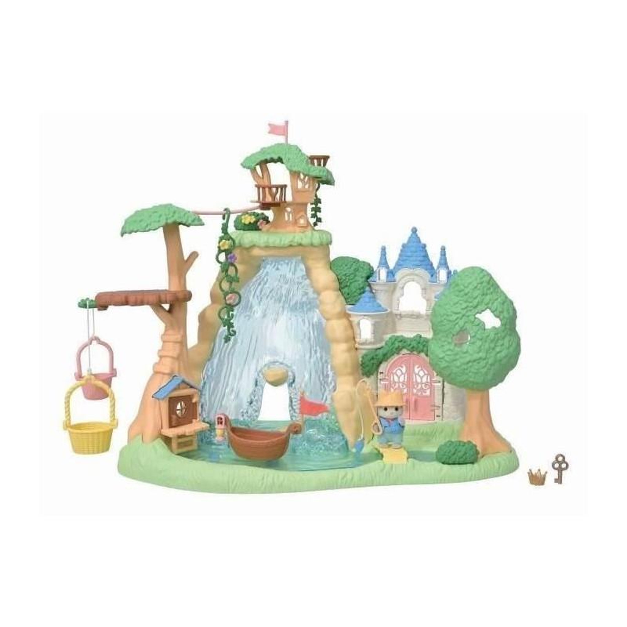 Voir la diapositive 4 : Sylvanian Families Figurine Sylvanian Families La cascade de la forêt secrète