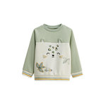 Petit Béguin Sweat-shirt enfant en molleton Boavista. Coloris disponibles : Vert