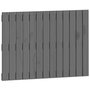 Voir la diapositive 2 : VIDAXL Tete de lit murale Gris 82,5x3x60 cm Bois massif de pin