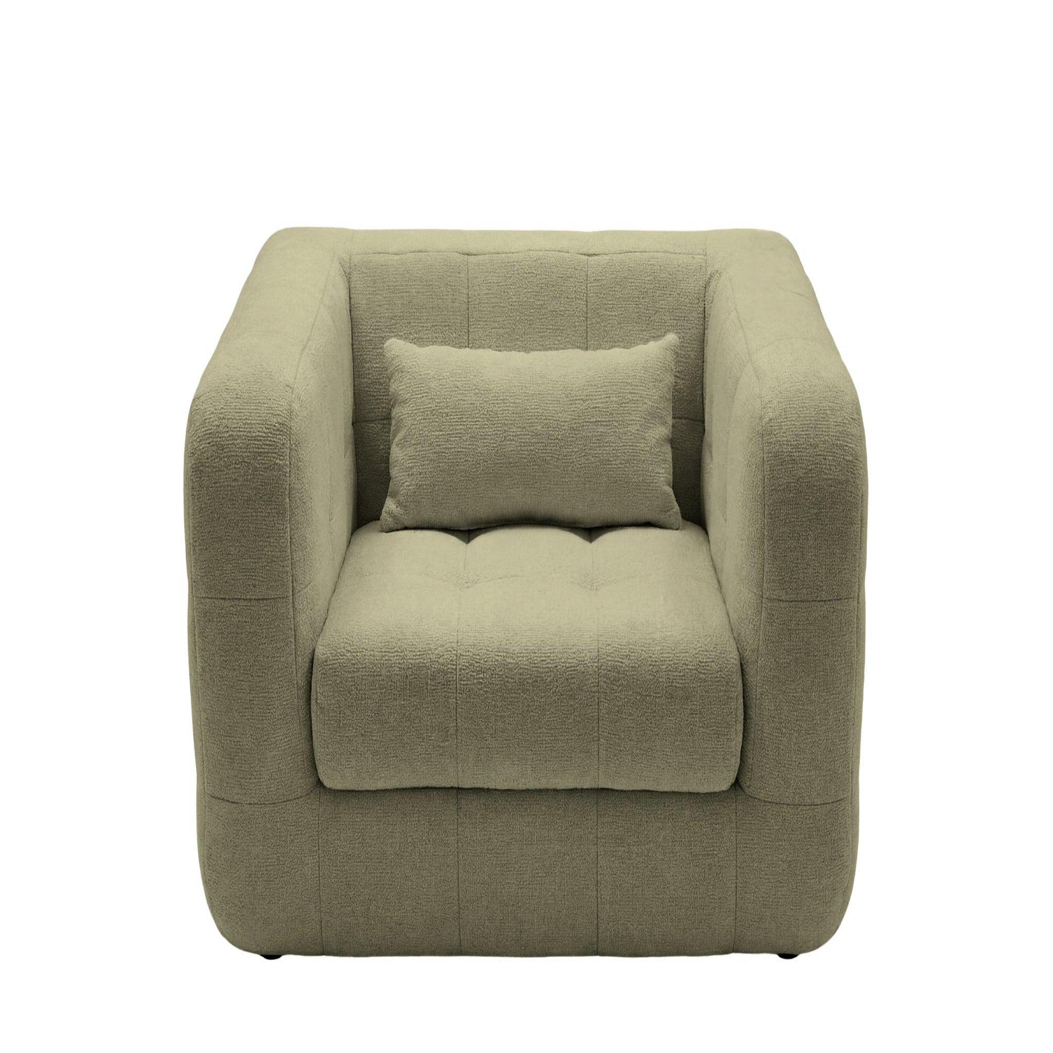 Voir la diapositive 1 : CASANOVA PARIS Arlette - fauteuil en tissu chenille
