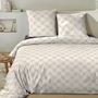 Voir la diapositive 2 : Home collection Parure Housse De Couette 100 %coton 57 Mateo