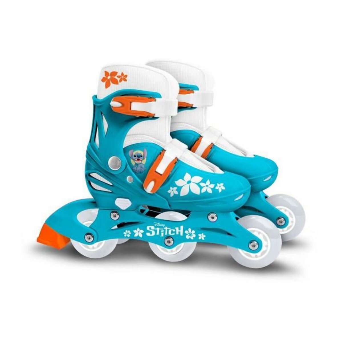 DISNEY Patins en ligne 2-en-1 - DISNEY - STITCH - 3 roues - Taille 27-30