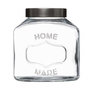 Voir la diapositive 1 : FIVE Bocal en Verre  Ovale  Inox  1L Transparent