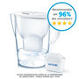 Voir la diapositive 4 : BRITA Carafe filtrante Marella XL blanche + 1 filtre MAXTRA+ inclus         