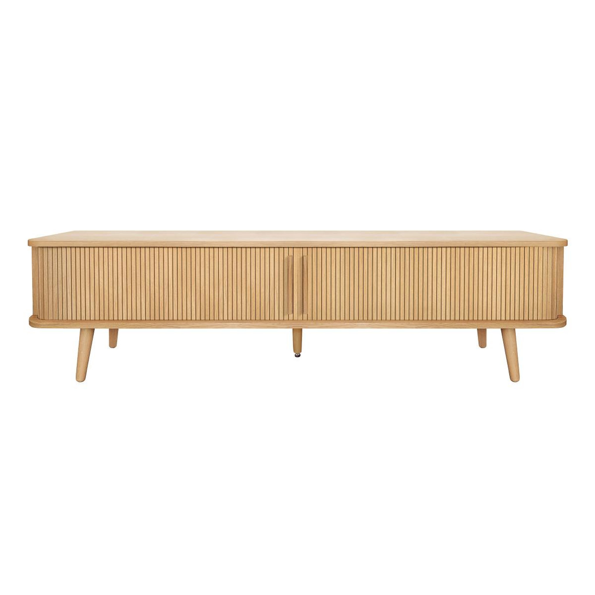 Paris Prix Meuble tv 2 portes coulissantes  rove  178cm chêne