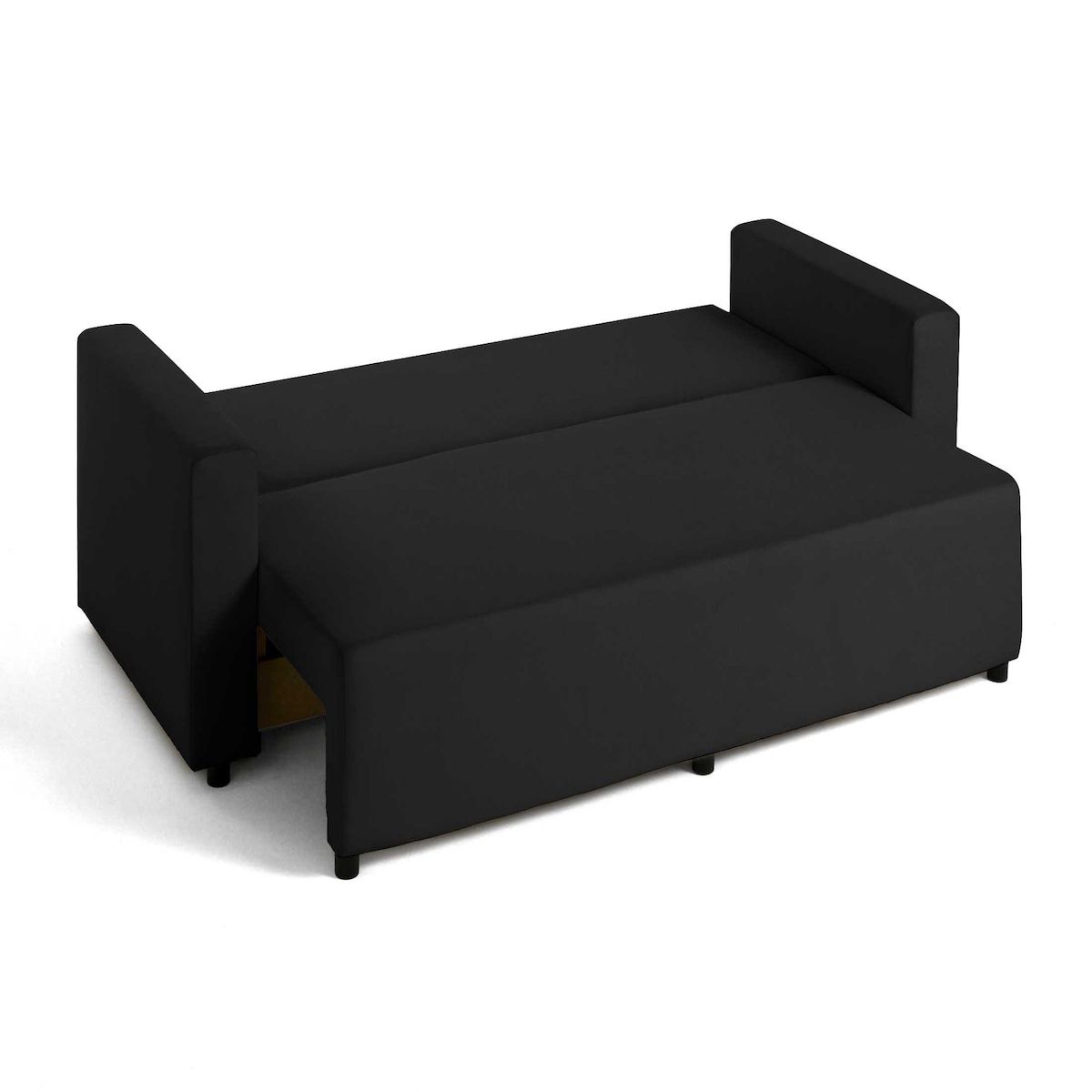 BEST MOBILIER Regala - canapé 3 places - convertible avec coffre - en tissu