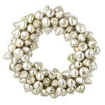 Paris Prix Couronne Boules de Noël  Verre  30cm Argent