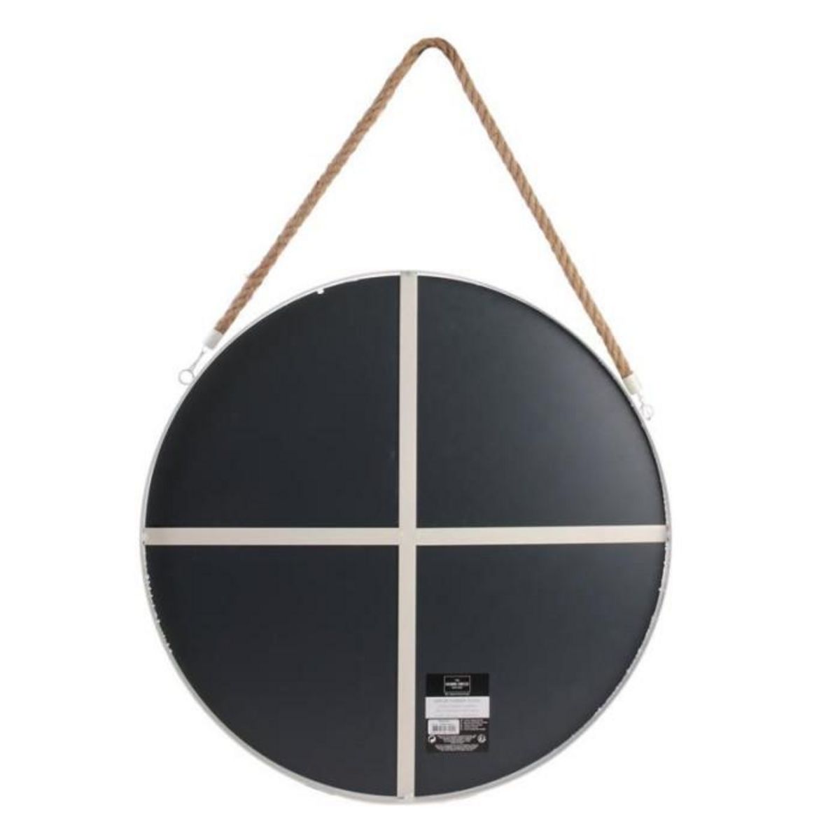 Paris Prix Miroir Mural avec Anse  Jonc  50cm Blanc