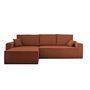 Voir la diapositive 6 : BEST MOBILIER Dellia - canapé d'angle réversible convertible - avec coffre - en velours côtelé - 4 places