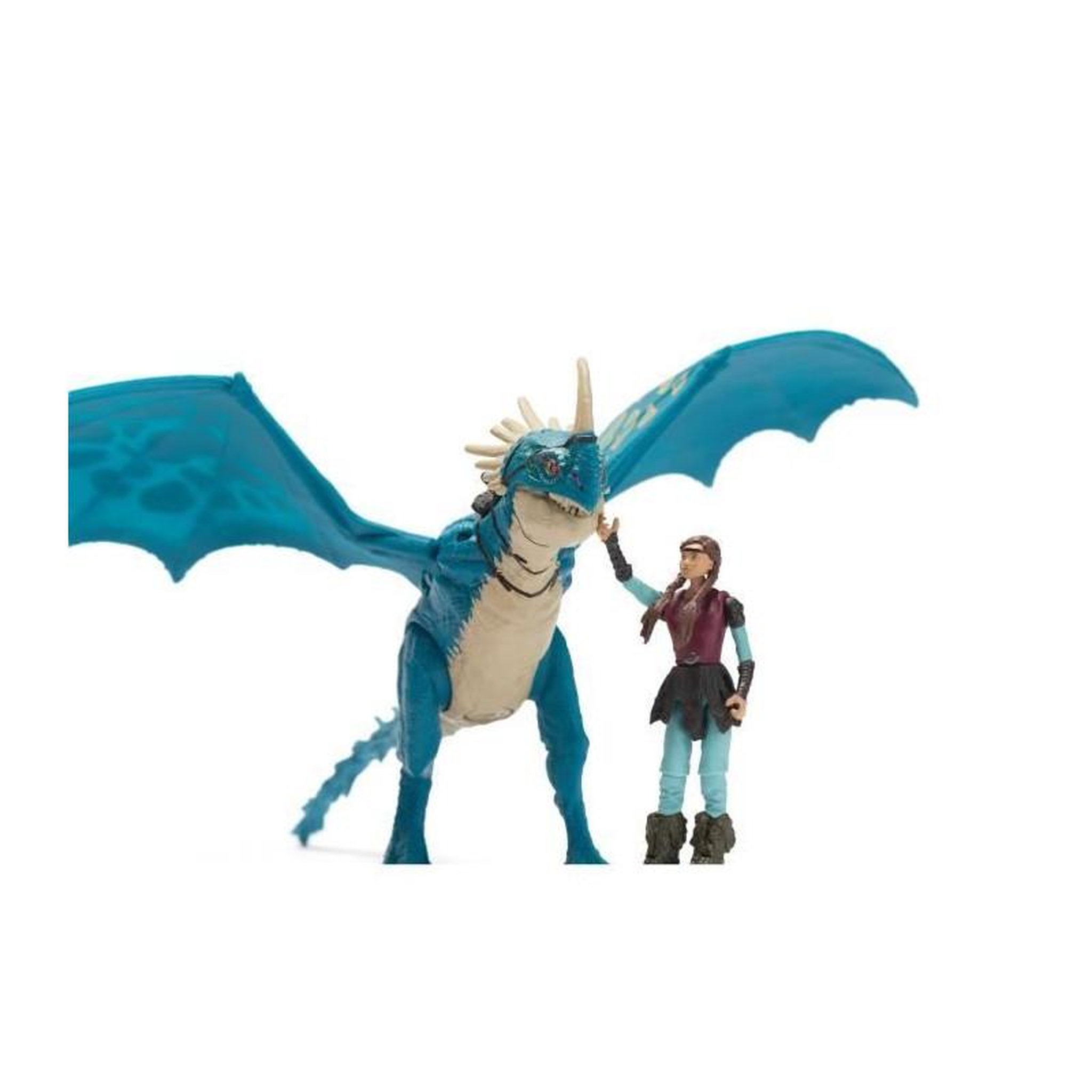 Voir la diapositive 3 : Spin Master SPIN MASTER PACK DRAGON ET VIKING 25 CM TEMPETE Dragons Movie
