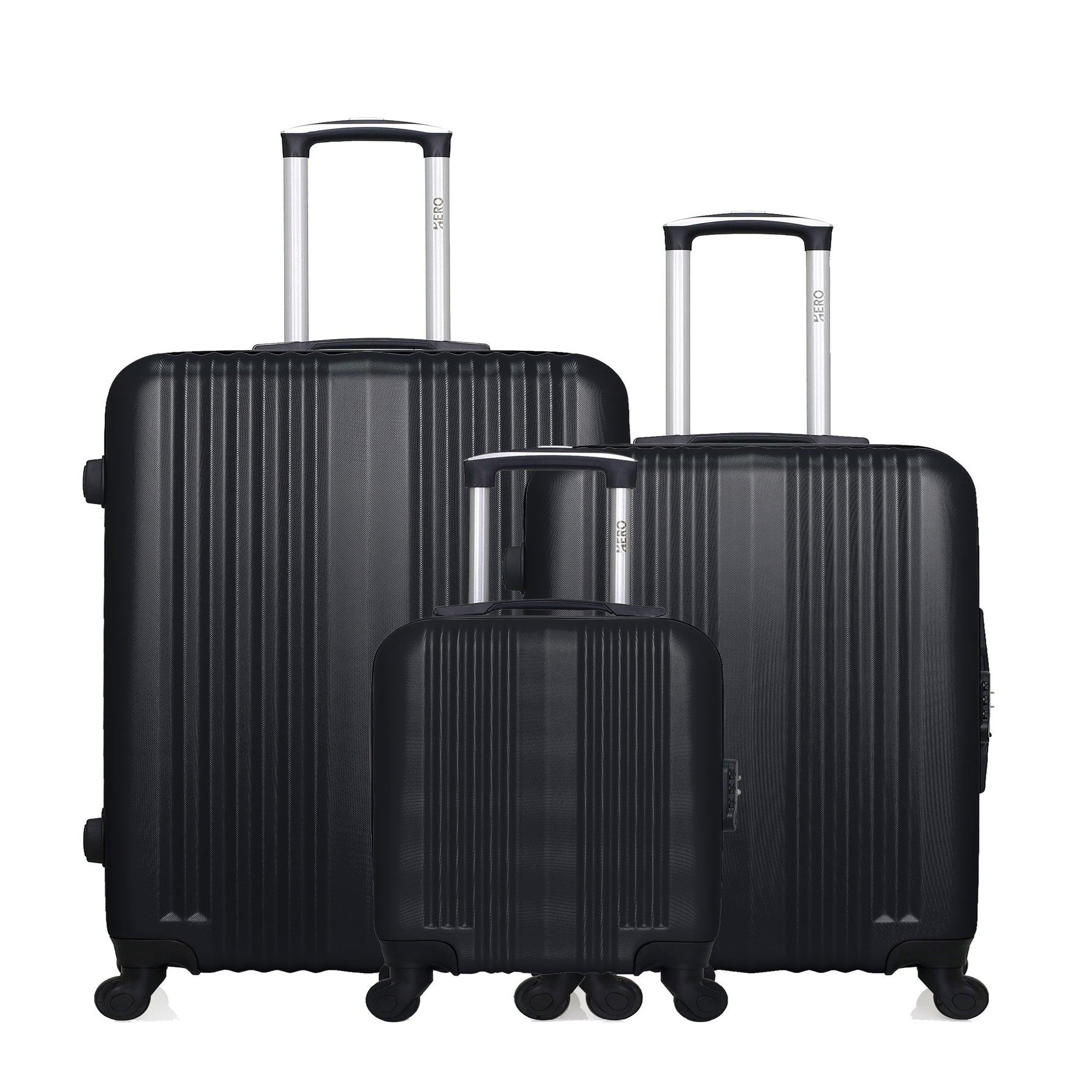 HERO Hero - lot de 3 - valise grand format, valise weekend et valise cabine xxs lipari