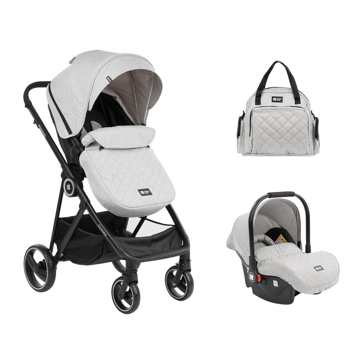 Bebe Confort Poussette 3 en 1 convertible nacelle + cosy - Hello 3