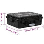 Voir la diapositive 6 : VIDAXL Valise de vol portable Noir 52x40x19 cm PP
