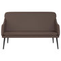 Voir la diapositive 3 : VIDAXL Banc Marron 110x76x80 cm Similicuir