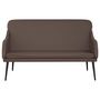 Voir la diapositive 3 : VIDAXL Banc Marron 110x76x80 cm Similicuir