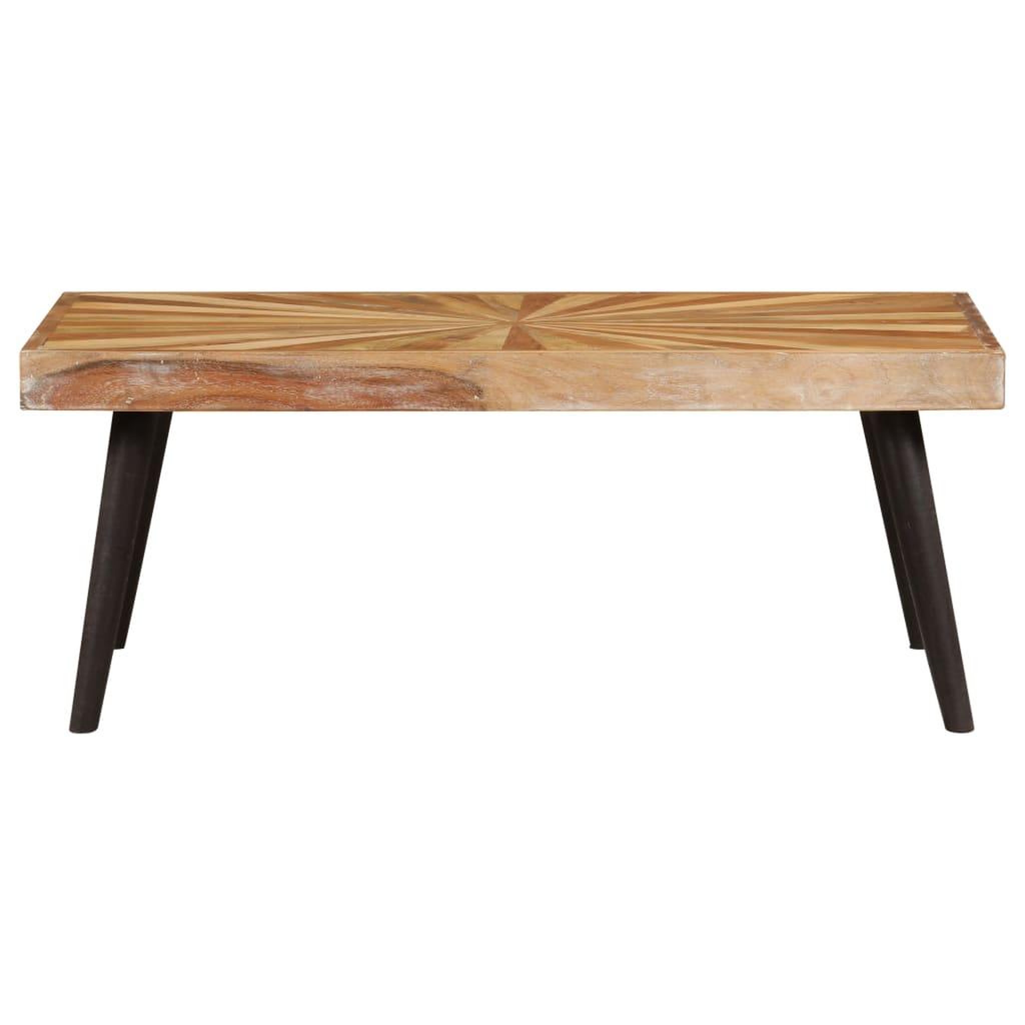 Voir la diapositive 2 : VIDAXL Table basse Bois de manguier massif 90x55x36 cm