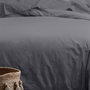 Voir la diapositive 3 : Lovely Casa Housse de couette 240x220 Horizon ardoise 100% coton bio 57 fils