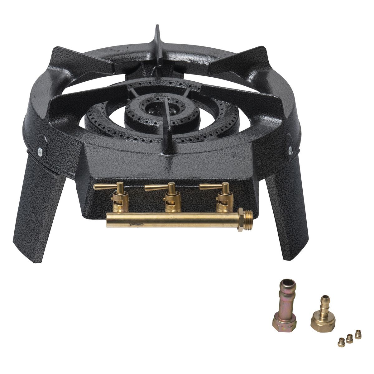  Réchaud à gaz 3 robinets en fonte WERKA PRO