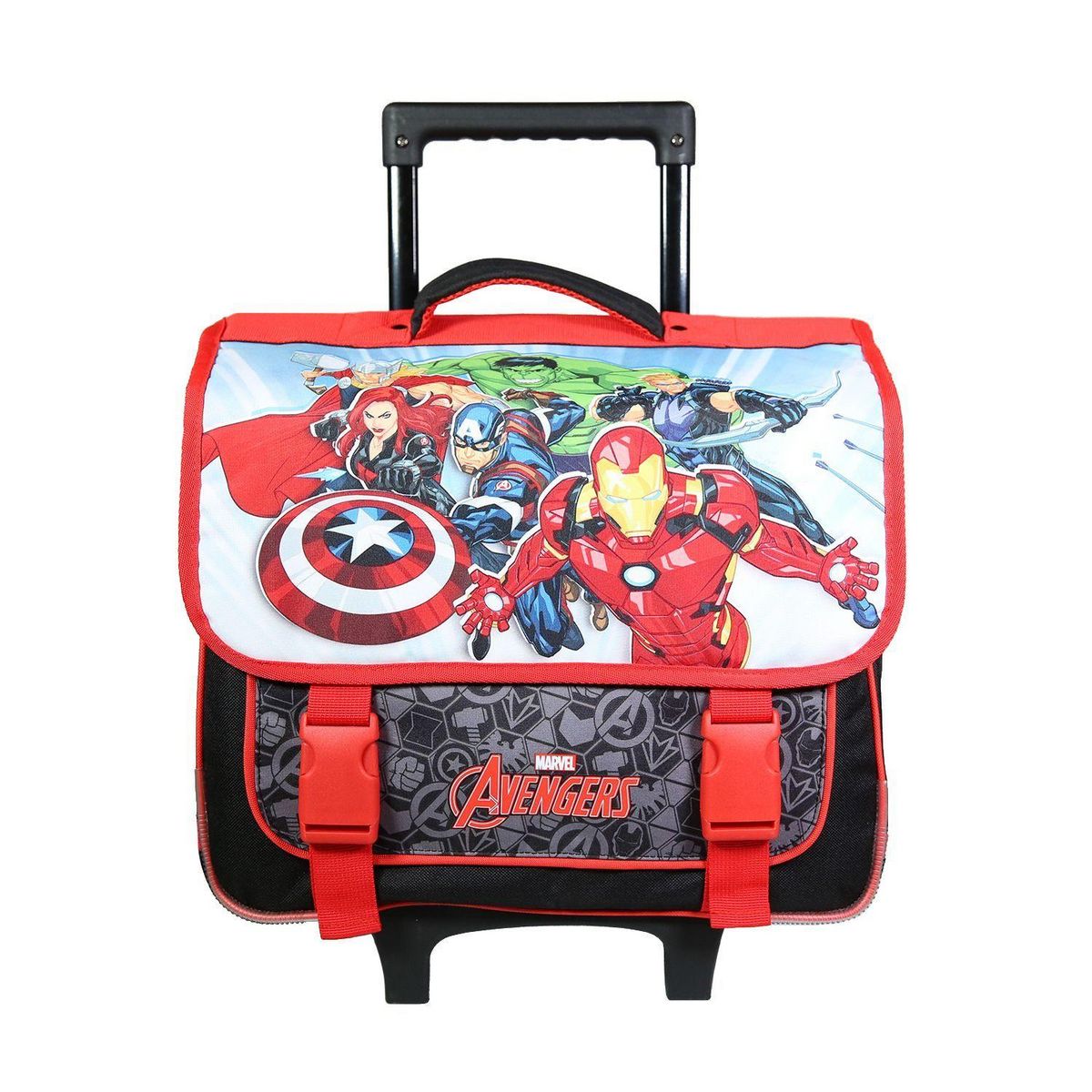 Bagtrotter BAGTROTTER Cartable à roulettes 38 cm Marvel Avengers Multicolore