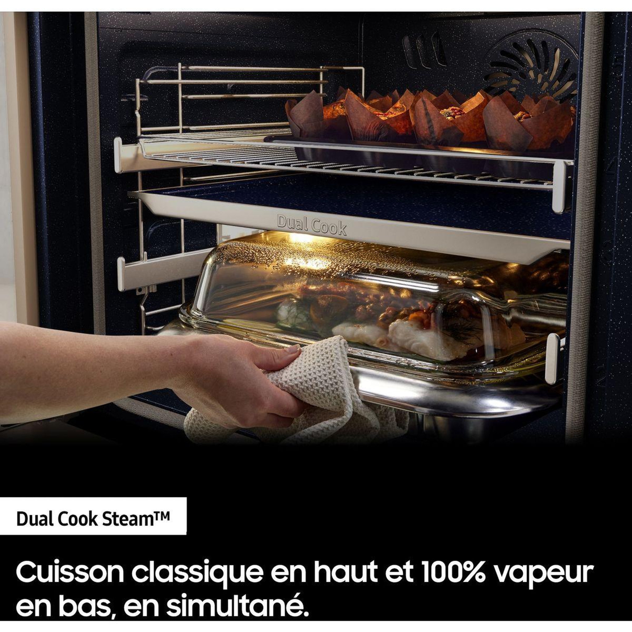 Voir la diapositive 5 : Samsung Four encastrable nv7b7997aak bespoke ai série 7