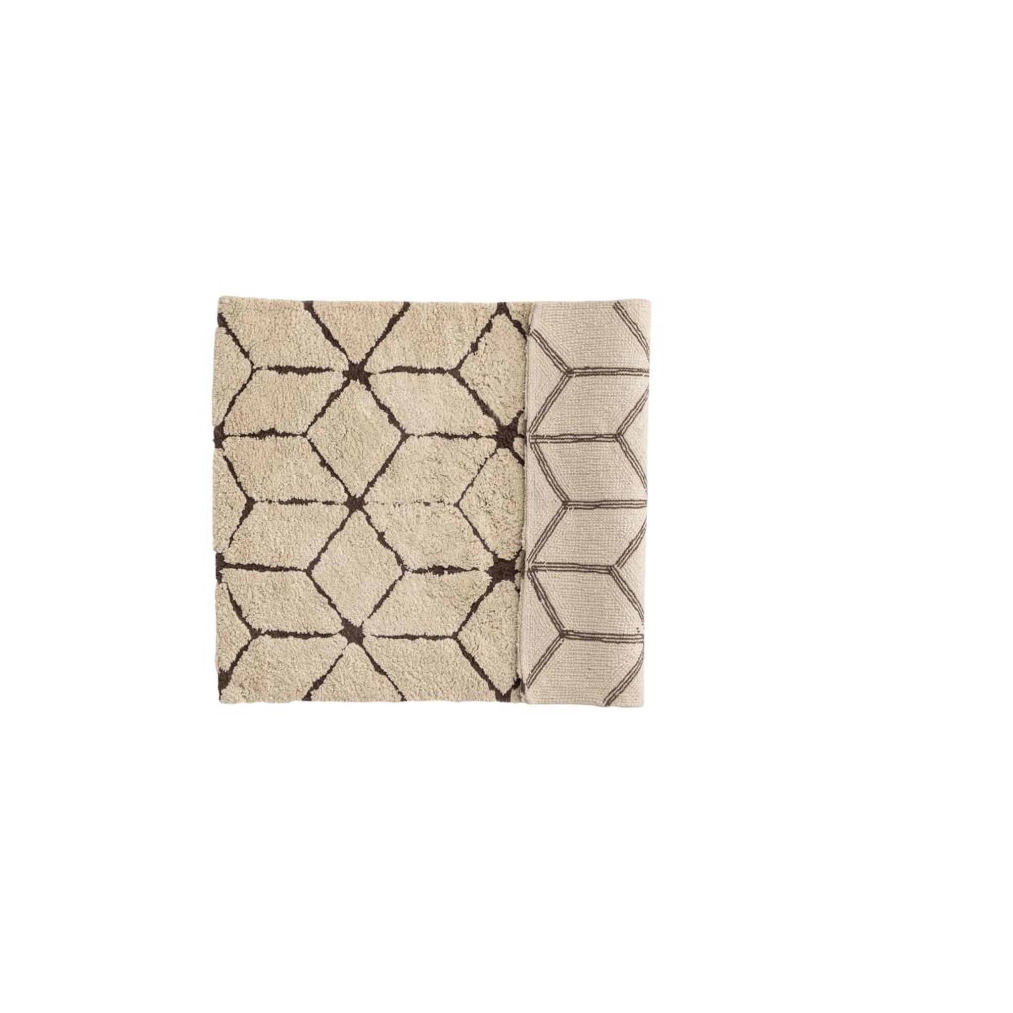 Voir la diapositive 2 : Paris Prix Tapis de salle de bain  petrus  60x90cm marron