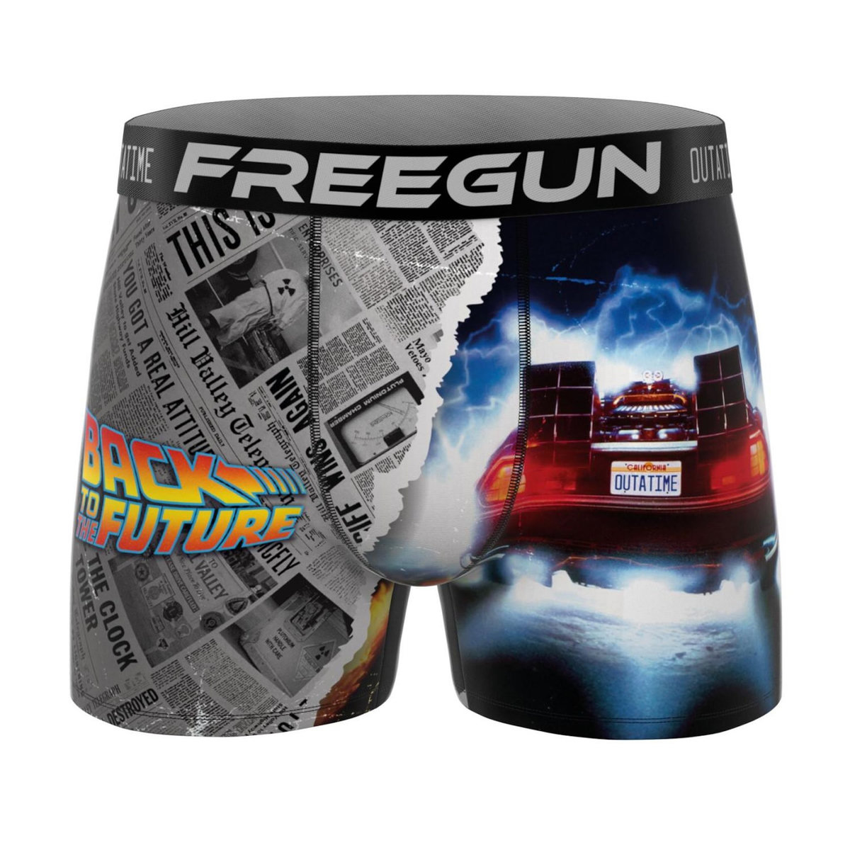 FREEGUN Lot de 3 boxers homme Back to the future