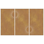 Voir la diapositive 5 : VIDAXL Decorations murales jardin 3 pcs 105x55 cm design du soleil