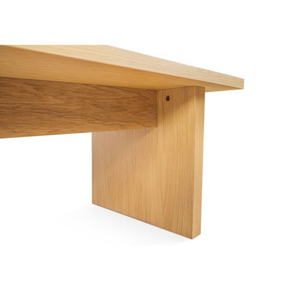 Paris Prix Table Basse Design en Bois  Stripe  120cm Naturel