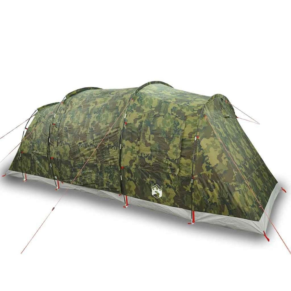 VIDAXL Tente familiale tunnel 6 personnes camouflage impermeable
