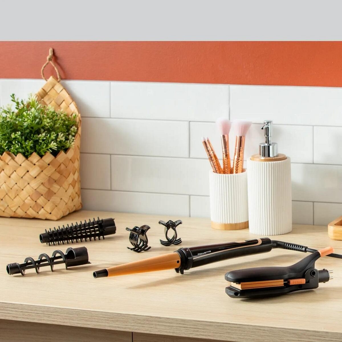 ROWENTA Fer à friser céramique noir - CF4231F0