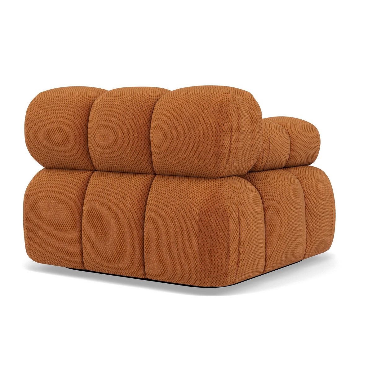 LISA DESIGN Ruby - module d'assise gauche en velours texturé