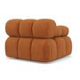 Voir la diapositive 4 : LISA DESIGN Ruby - module d'assise gauche en velours texturé