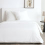 Voir la diapositive 1 : Today Parure de lit - TODAY - Essential - 2 personnes - 220 x 240 cm - Effet lavé blanc