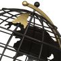 Voir la diapositive 3 : ATMOSPHERA Globe sur Pied en Métal  Ramon  70cm Noir & Or