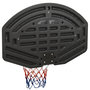 Voir la diapositive 4 : VIDAXL Panneau de basket-ball Noir 90x60x2 cm Polyethylene
