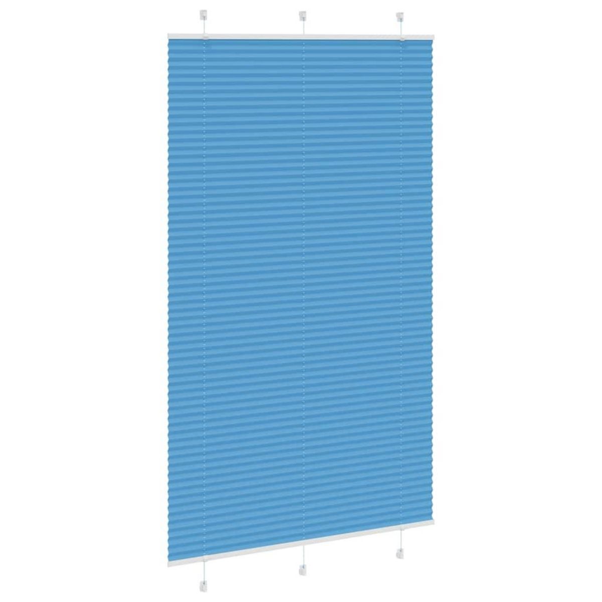 VIDAXL Store plisse bleu 115x200 cm largeur du tissu 114,4cm polyester