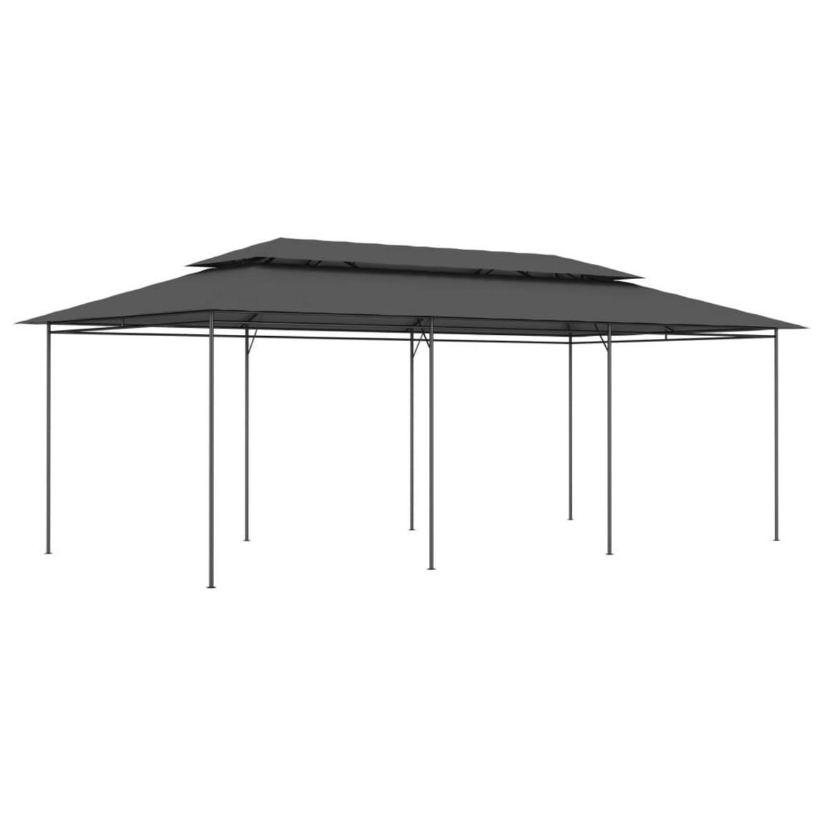 VIDAXL Belvedere 600x298x270 cm Anthracite