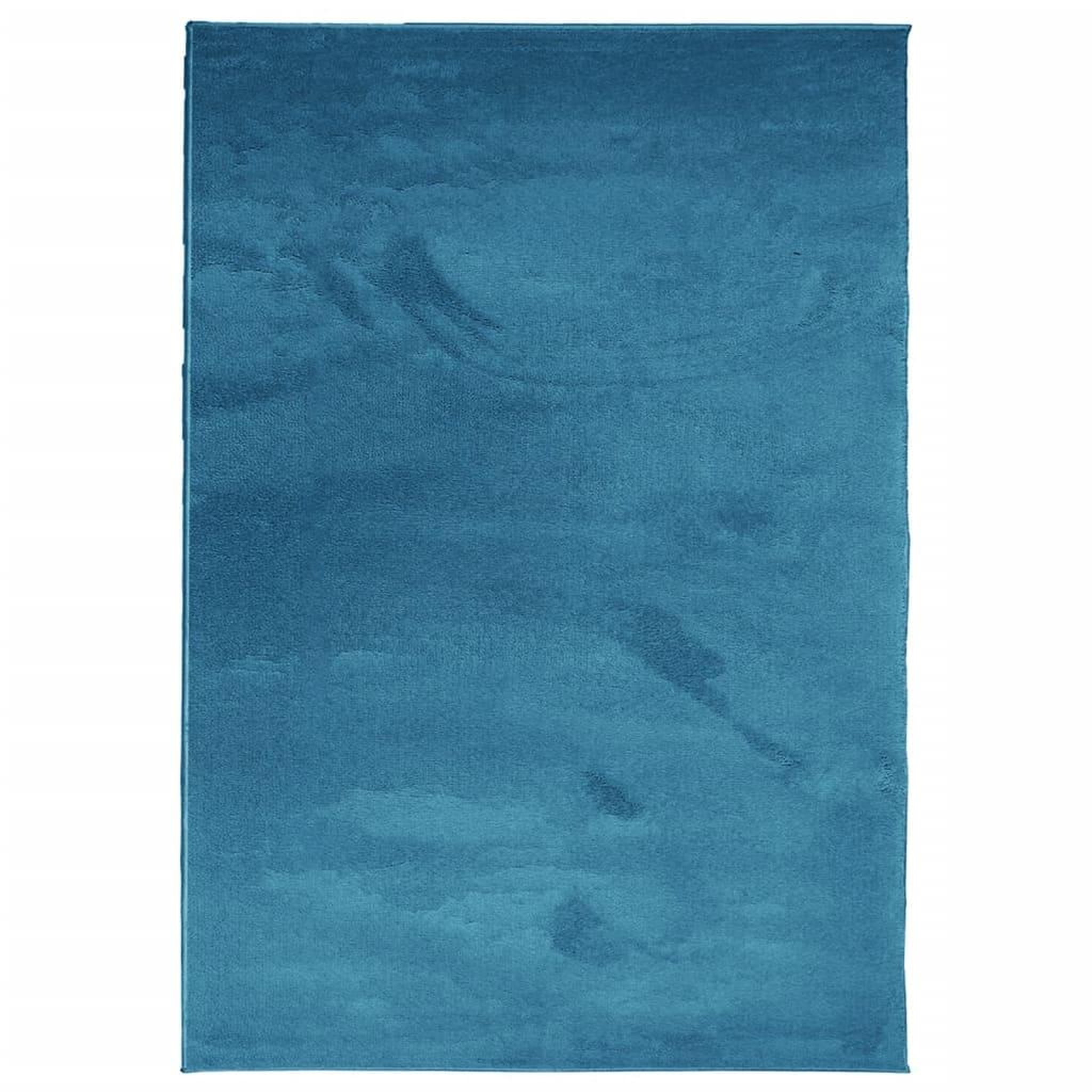 Voir la diapositive 2 : VIDAXL Tapis OVIEDO a poils courts turquoise 200x280 cm