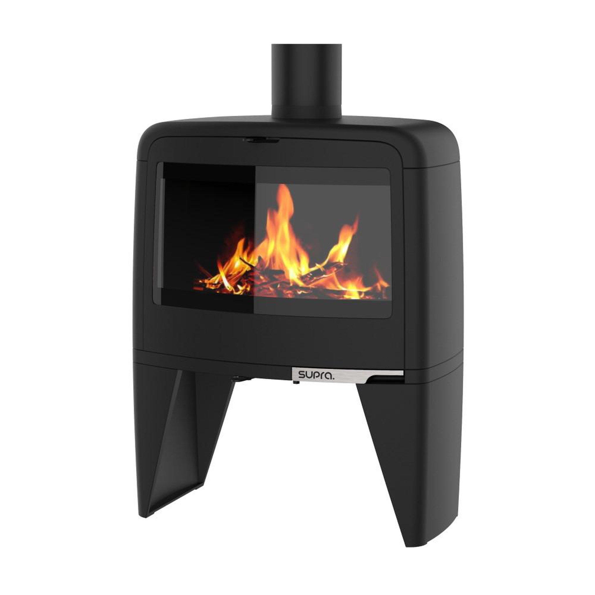 Supra Poêle à bois PAUL HAUT 10KW en fonte - étanche - eco design
