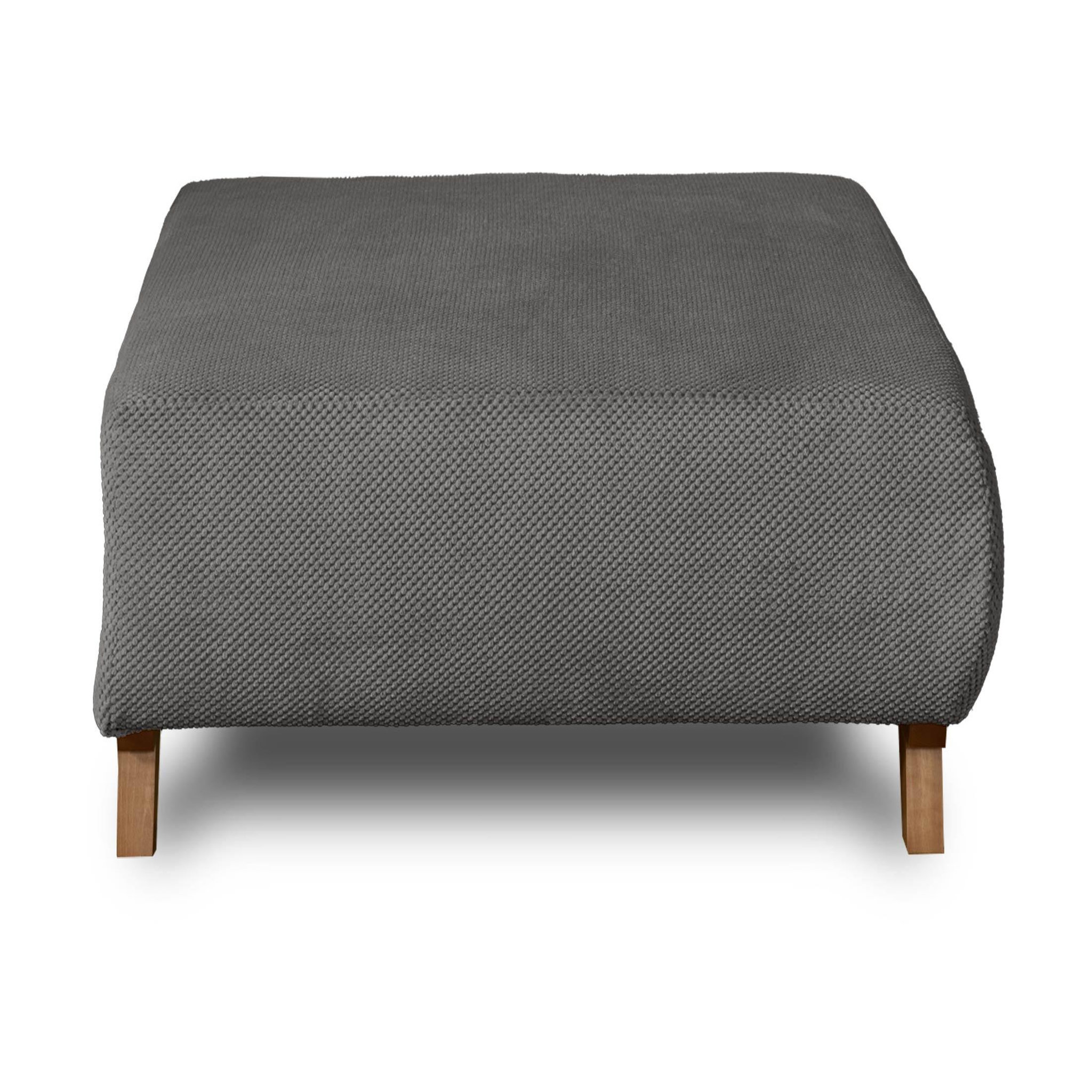 Voir la diapositive 1 : BEST MOBILIER Cristal - pouf modulable - 95 cm - en velours texturé