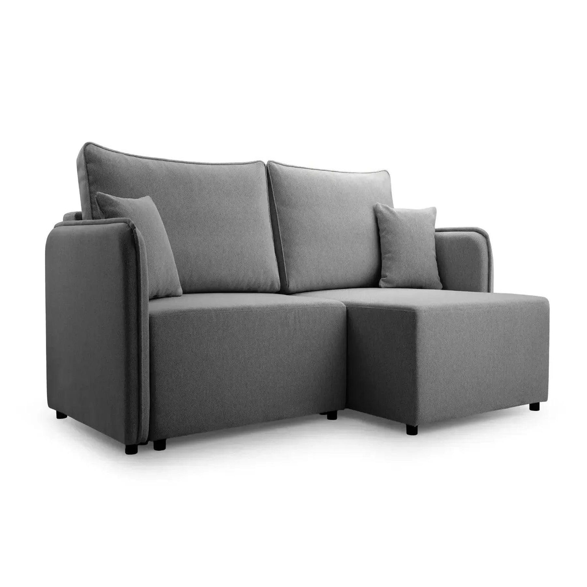 Voir la diapositive 6 : CASANOVA PARIS Bonnie - canapé d'angle convertible tissu lisse