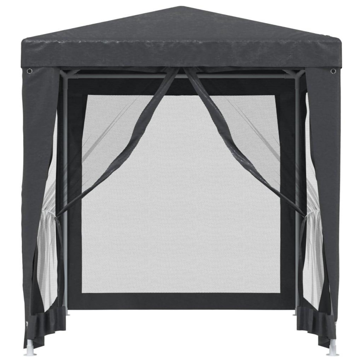 VIDAXL Tente de fete avec 4 parois laterales en maille Anthracite 2x2m