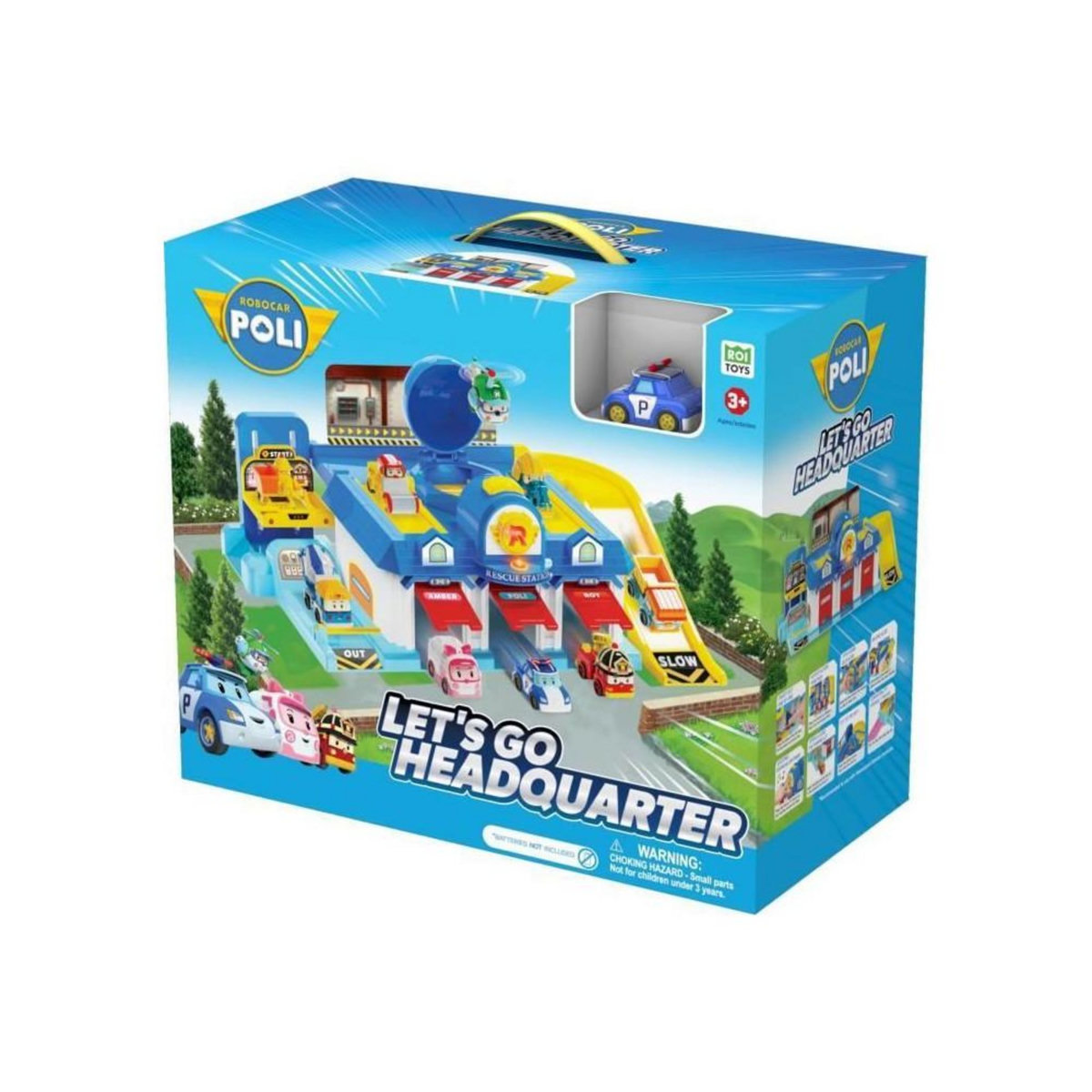 SILVERLIT Playset QG - Garage mini véhicules - SILVERLIT - 1 véhicule inclus - Des 3 ans