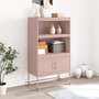 Voir la diapositive 3 : VIDAXL Buffet haut rose 68,5x38,5x123,5 cm acier