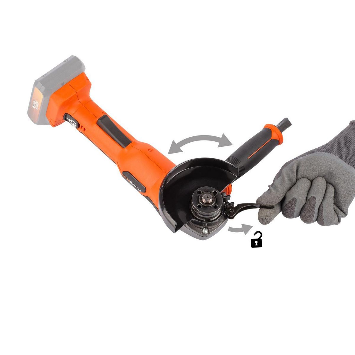 DUAL POWER Meuleuse à batterie 115mm dual power