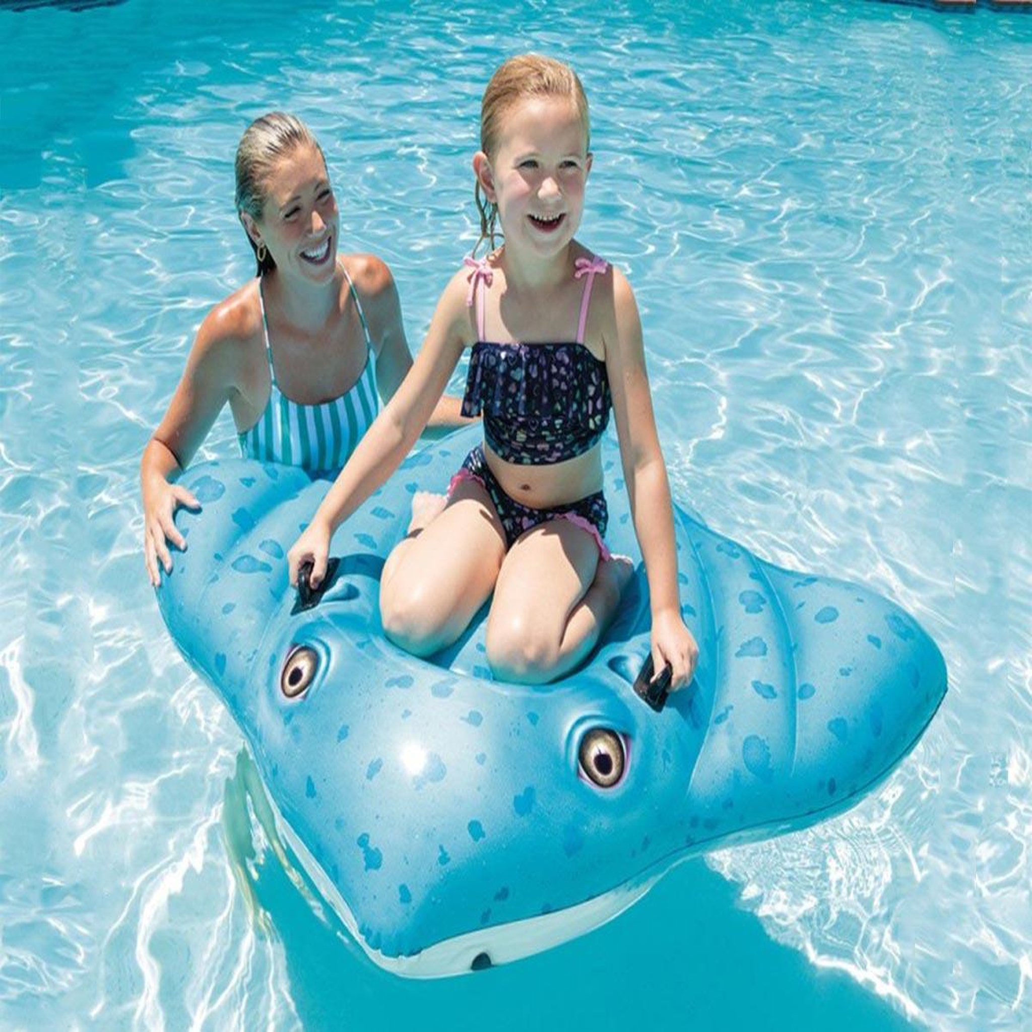 Voir la diapositive 2 : INTEX Raie manta gonflable à chevaucher - intex