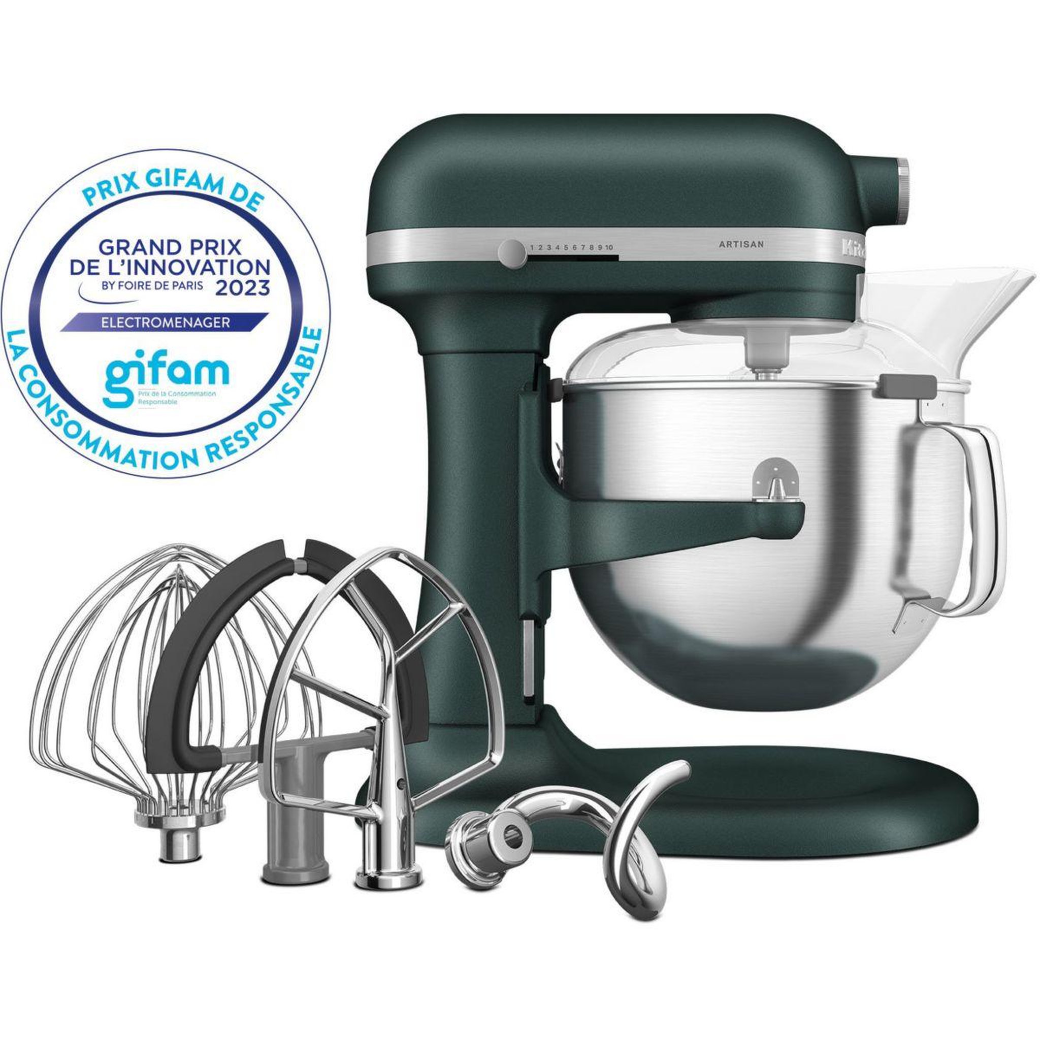KitchenAid Robot pâtissier 5KSM70SHXEPP vert sapin
